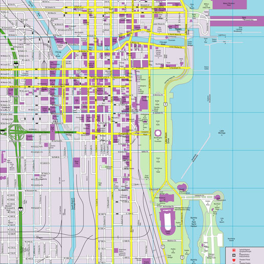 Chicago CityFlash Street Map