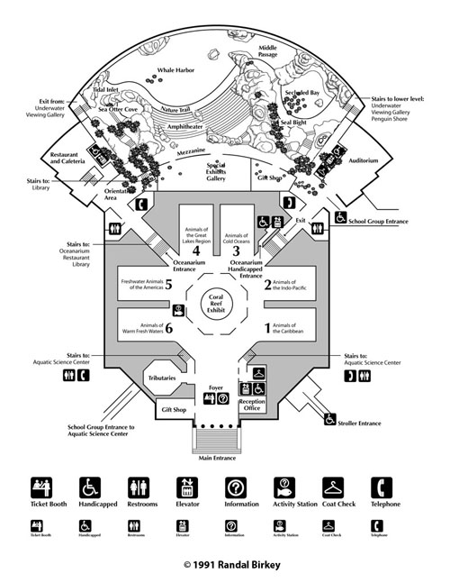 shedd aquarium and oceanarium floor plan randal birkey