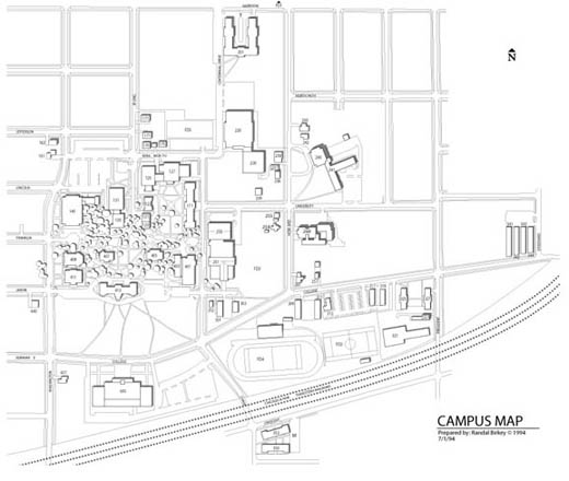 Wheaton College Campus Map Randal Birkey